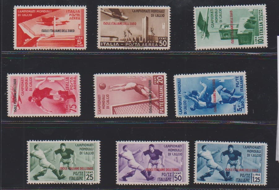 Los 7485 - Fußball-WM 1934 ungebraucht, Mi. ca. 650,-