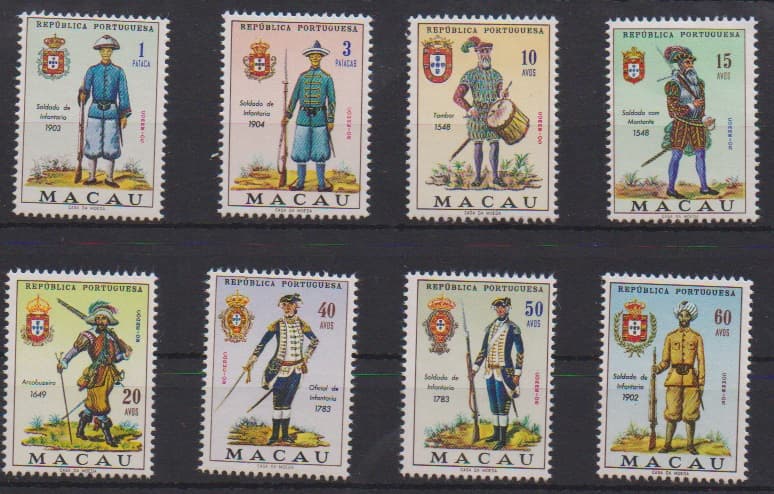 Los 7947 - Macau, 1966, Trachten postfrisch, Mi. 150,-