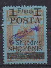 Los 7832 - 1 Fr., Abart "R in FRANK kopfstehend" tadellos ungebraucht