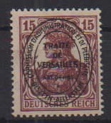 Los 6217 - 15 Pfg. karminbraun postfr., sign. Hochstädter. Mi. 250,-