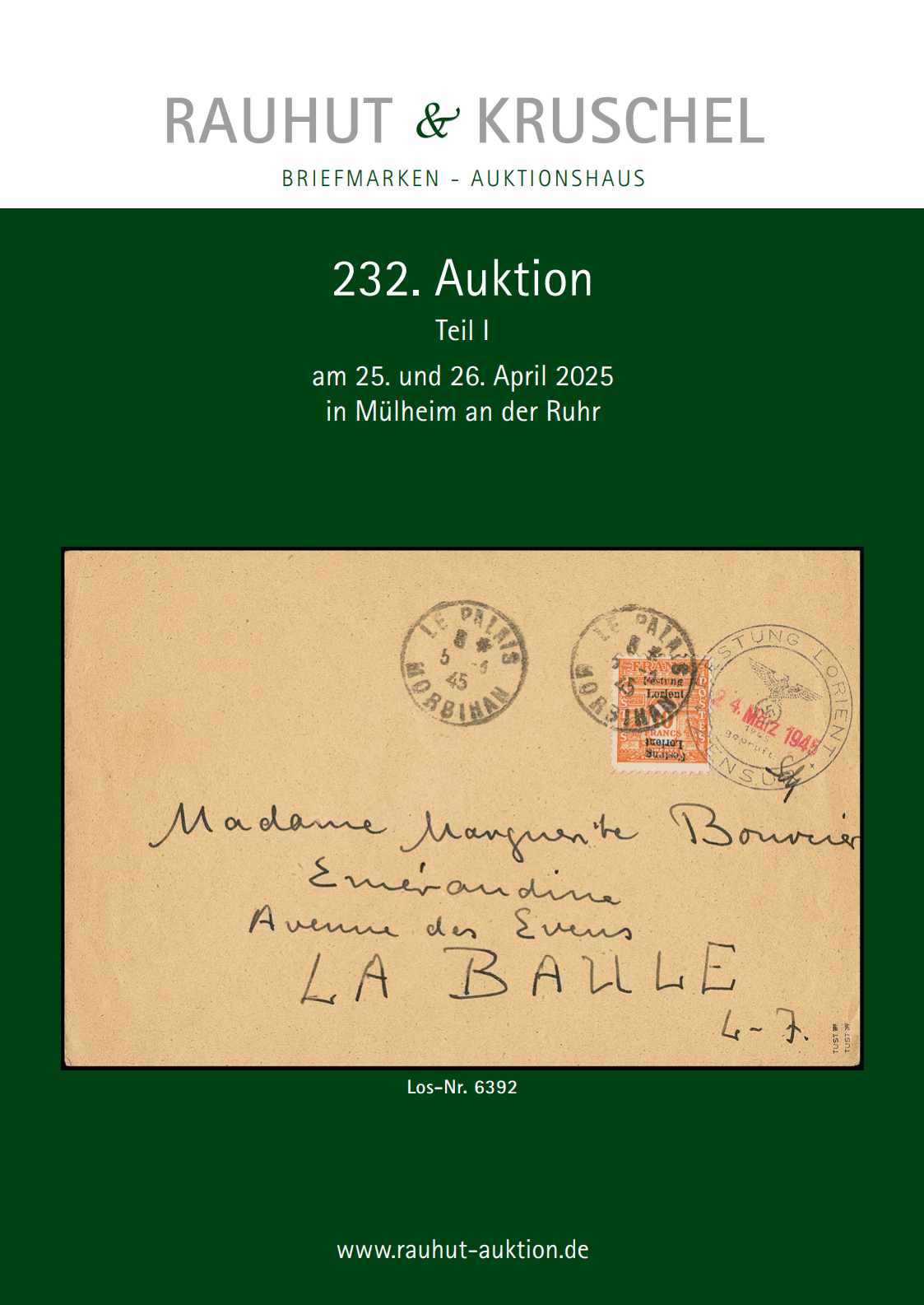 Auktionskatalog Vorschau