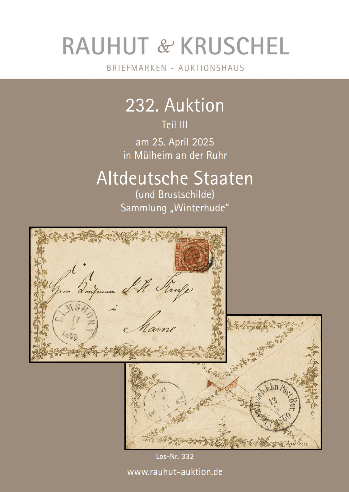 Auktionskatalog Vorschau