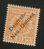 Los 6068 - 25 Pfg. gelblichorange tadellos postfrisch und unsigniert, Mi. 100,-