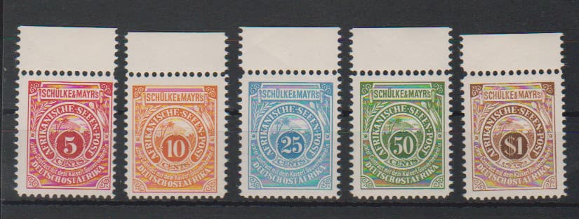 Los 6077 - Seenpost Schülke + Mayr, postfrische Oberrandserie des Nachdrucks, Mi. 300,-