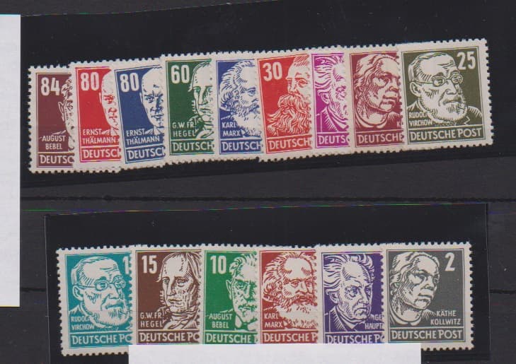 Los 7054 - Köpfe II postfrisch, sign. Gerhardt. Mi. 400,-