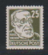 Los 7055 - 25 Pfg. Köpfe in besserer Type vaXI postfrisch, Fotoexp. Schönherr. Mi. 350,-